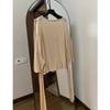 Sunscreen blouse tulle top women's summer suspenders two-piece set mesh straps air conditioner shirt mint green summer ootd