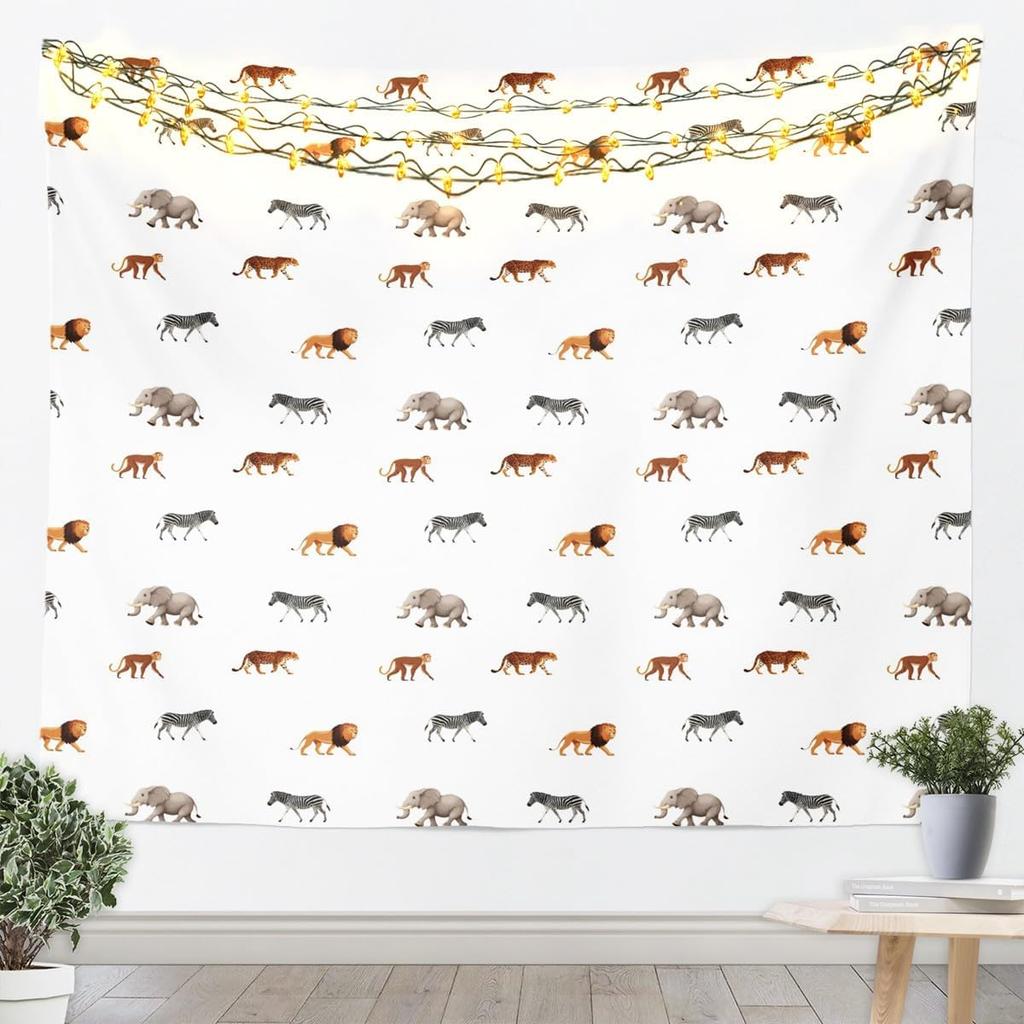 Buntes Lebensbaum-Wandteppich Bunter Baum Ästhetische Wandbehang-Decke Herbst Schmetterling Wandkunst für Wohnzimmer Schlafzimmer