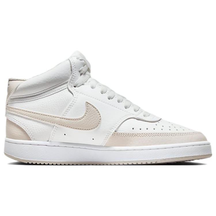 New Nike Court Vision Mid White Tan Women's CD5436-106