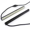 Turn Signal Indicator Light White Amber 2Pcs Car Styling Car LED Daytime Running Lights 42 LED Chips DRL Waterproof