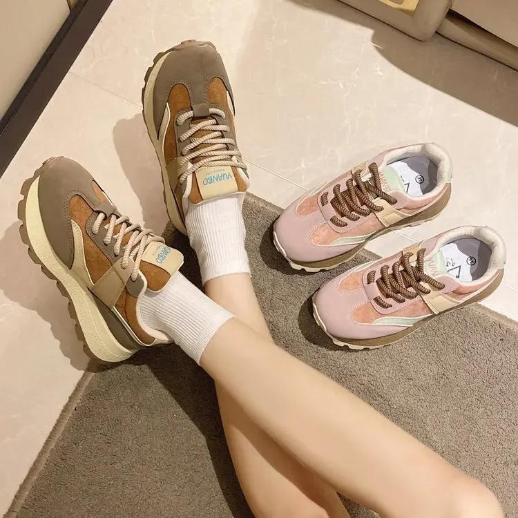 Buty Damskie Nowa Moda Casualowe Buty Sportowe Komfortowe Tenisowe Damskie Lekkie Sneakersy Damskie Antypoślizgowe Wulkanizowane Buty Zapatillas