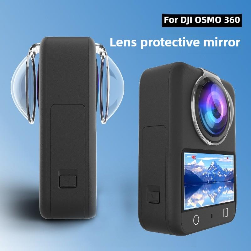 For DJI Osmo 360 PC Lens Protector Cover with UV Anti-reflection Coating Waterproof Lens Cap PC Clear Lens Guards for Osmo360