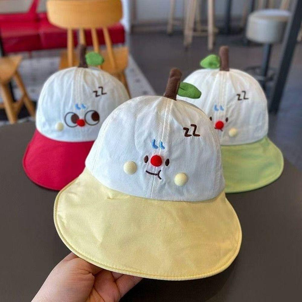 Wide Brim Baby Hat Adjustable Duck Tongue Cap New Sun Hat Outdoor