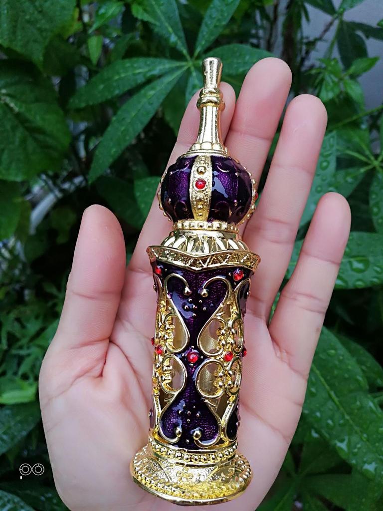12ML Middle Eastern Arabian Fragrance Bottle - Dubai Encounter Flower Design