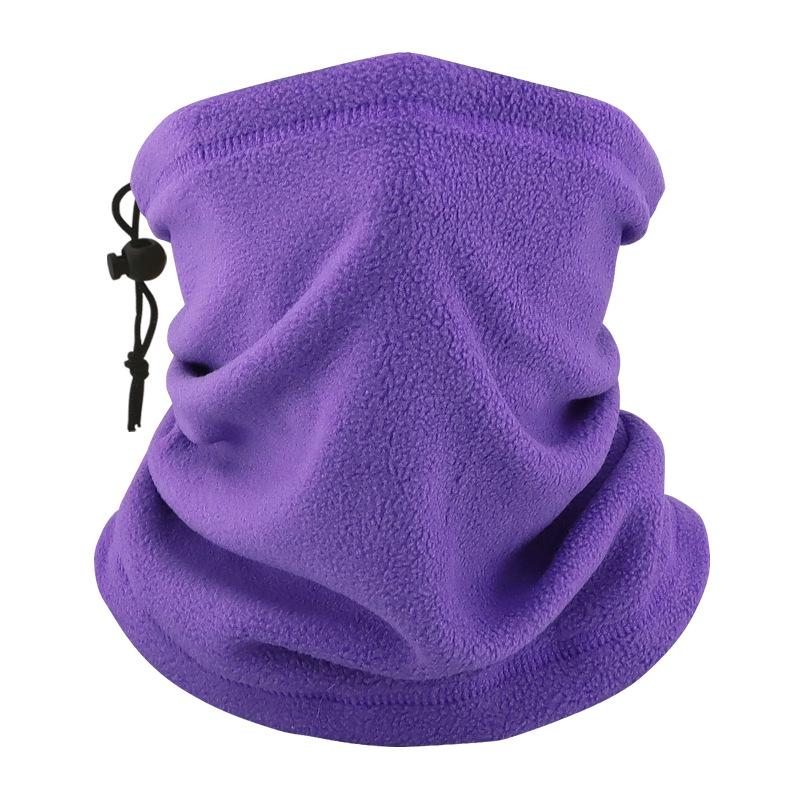 Winter Fleece Neck Warmer: Cold-Proof, Multifunctional Cycling Face Mask with Velvet Lining for Outdoor Sports