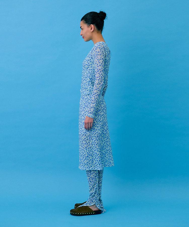 WNDERKAMMER Crinkle T-Shirt_Light Blue
