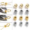20 Pack Stopper Spacer Bead Finishing Clasps Stainless Steel Positioning Clasp