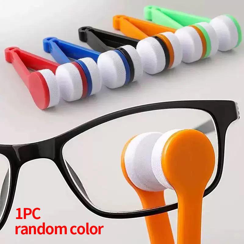 6/3/1pcs Portable Multifunctional Glasses cleaning Rub EyeglassSunglasses Spectacles Microfiber cleaning Brushes Wiping Tools