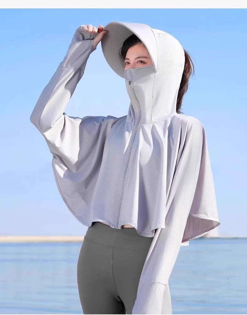 2025 Women's Ice Silk UV Protection Long Sleeve – New Arrival with Discount