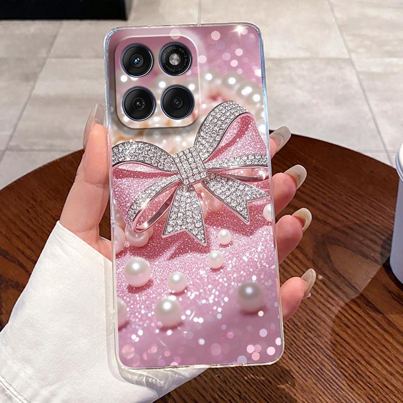 Casing For Motorola Edge 60 Fusion Pro 60s Aesthetic Fashion Cute Cat Astronaut Soft Silicone Back Cover Transparent Phone Case