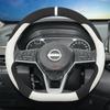 D-type Suede Leather Car Steering Wheel Cover for Nissan Ariya 2024 2025 Sentra -2025 Juke N-Sport -2024 Accessories