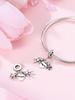 Charm Plata Love Bow ChildrenS Shoes Bead Charms Copper Plated Fits Copper Genuine Bracelets For Jewellery Crafting DoItYourself Charms
