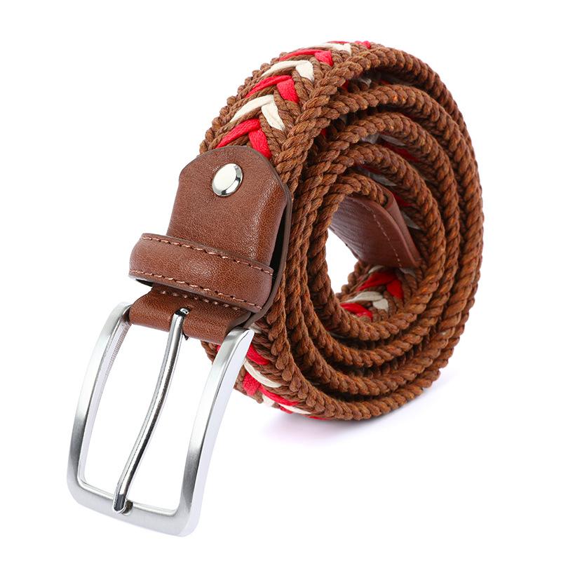 

Ремень мужской из вощеной веревки, дышащий, без проколов, зеленый, студенческий, повседневный, для джинсов 130cm