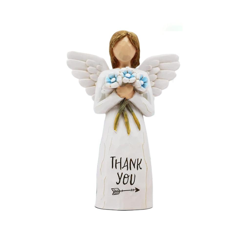 

Устойчивые к выцветанию фигурки цветочных фей, расписанные вручную украшения ангела, настольная статуэтка девочки-ангела Flower Fairy