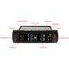 Tyre Temperature Monitor Universal Auto Security Alarm Systems Car Tire Pressure Monitoring System USB / Solar TPMS 0-6Bar