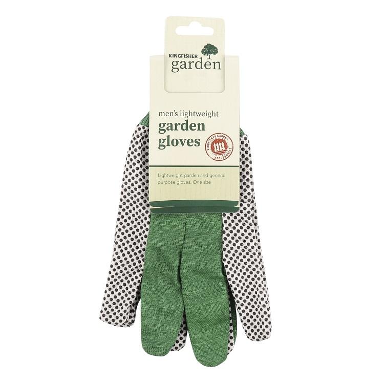 Kingfisher Men's Lightweight Garden Gloves