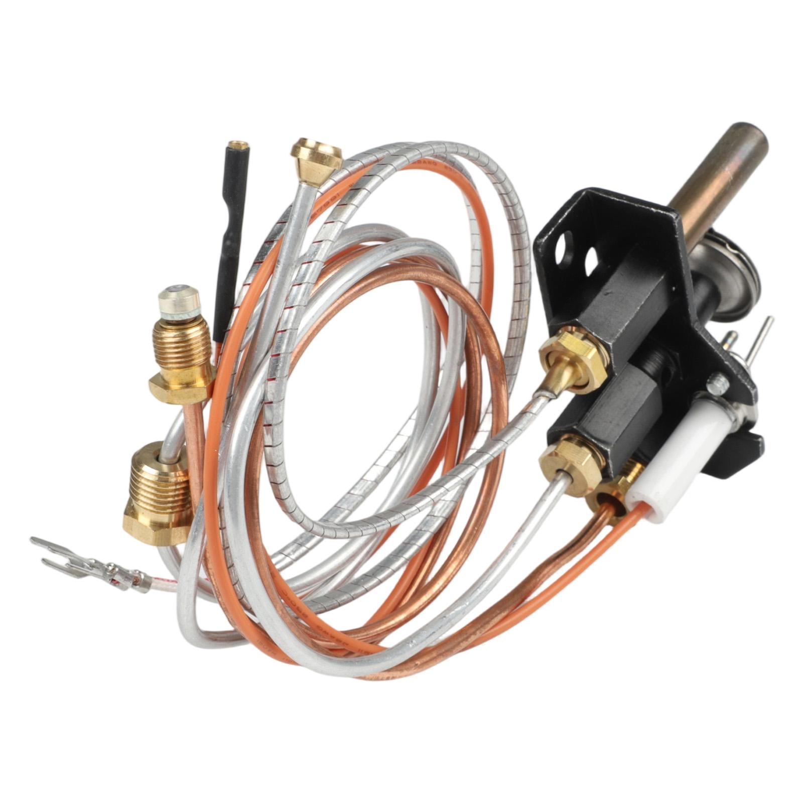 Replacement 3 Way Pilot Assembly for Propane and Natural Gas Fireplaces Model 10002265 10002264 Compatible with Various Brands China Mainland