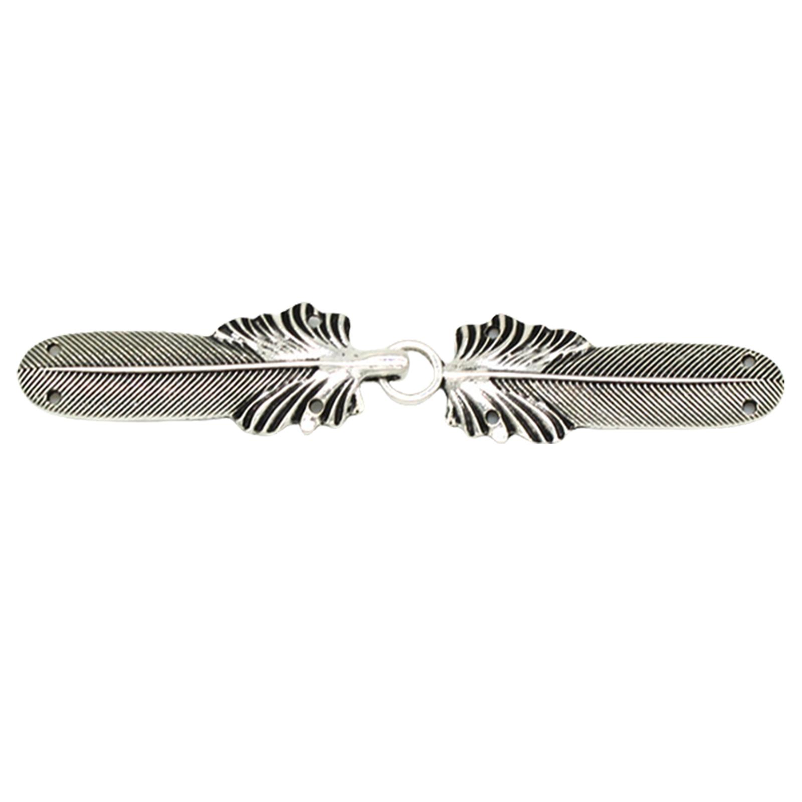 

Старинная пуговица для кардигана, перья, зажим для кардигана из сплава, застежки для свитера, зажим для пуговиц для любителей моды B