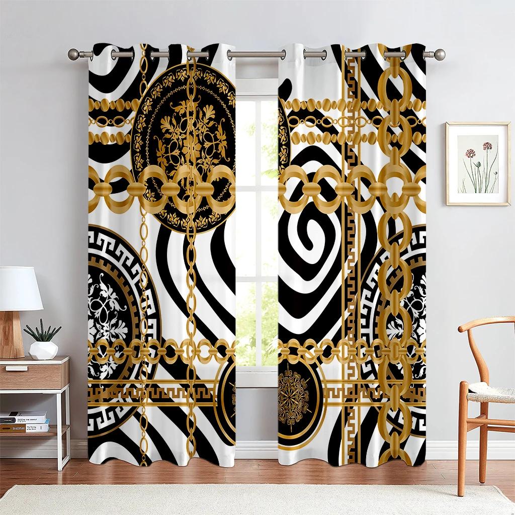 Crimson Golden Abstract Geometric Cheap Windowpane Drapes Ideal for Livingroom Space Kids Bedchamber Bathroom Kicthen Door Household Decoration