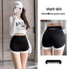 High Waist Seamless Color-Block Yoga Shorts with Tummy Control and Butt Lifting for Women - Summer Edition