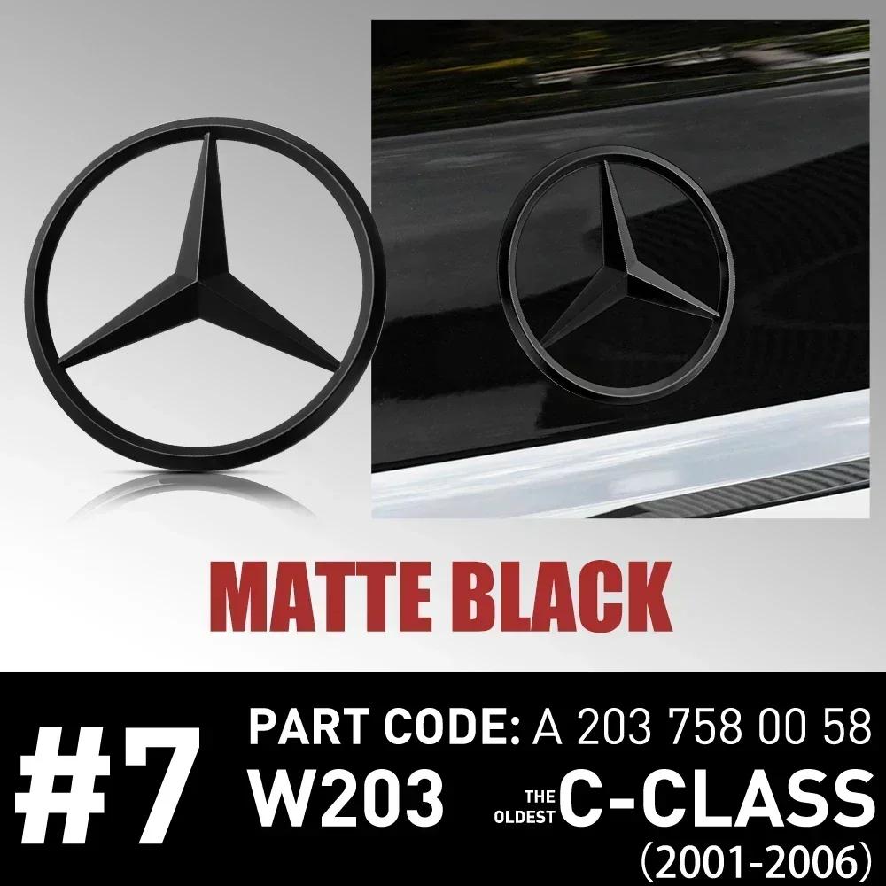 

Car Sticker AMG W220 For Benz New ABS Original Car Rear Trunk Badge Sticker For Mercedes Benz C-class C320 C32 AMG W203 2001-06 матовий чорний колір