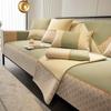 High End Light Luxury Chenille Sofa Cushion New Chinese Style Backrest Cover Four Seasons Universal Anti Slip Protective Sleeve