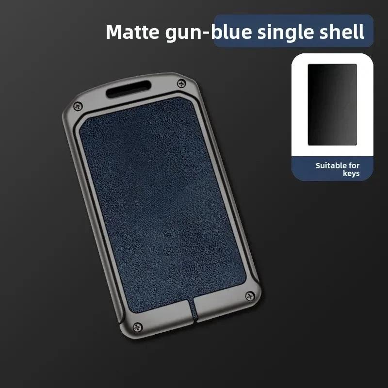 Zinc Alloy Leather Car NFC Card Remote Key Cover Case Protector Holder Shell Auto Kychain Accessories For Leapmotor C10 C11 C16