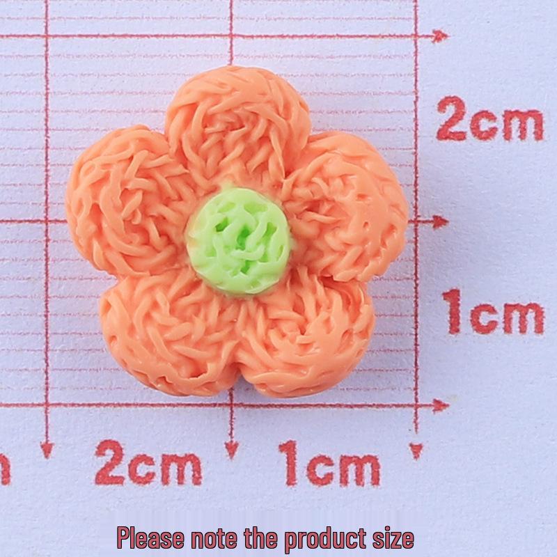 Handmade Resin Cartoon Flower Charms for Crocs & Crafts