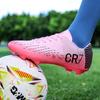 Nya Herrar Professionella Gräsdoppar Fotbollsskor Andningsbara Fotbollsskor Ultralätta Träning Unisex Match Inomhus Futsal Halkfria