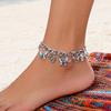Retro Anklet, Bohemian Beach Style, with Carved Hearts Elephant Pendants, Scratch-Resistant Durable Anklet Bracelet Jewelry