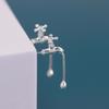 Elegant Water Tap Fringe Earrings Funny Faucet Ear Hooks Accessory Stylish Ear Studs Accessories for Women Men Couple