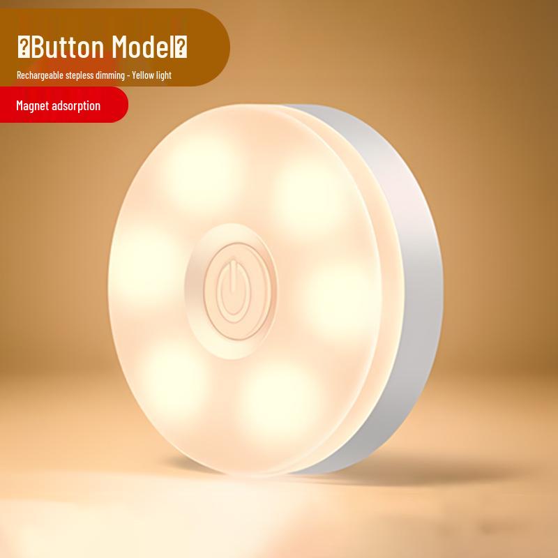 Rechargeable Smart Induction Night Light - USB, Motion-Sensor, Wireless, Energy-Saving for Bedrooms, Wardrobes, Hallways