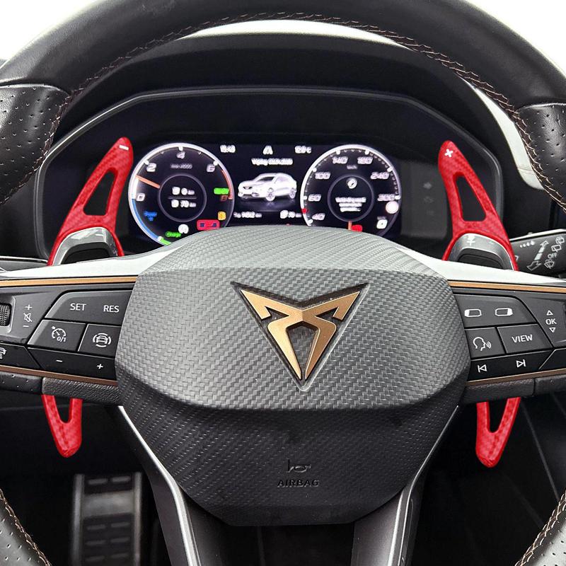 For Seat Cupra Formentor Leon Ateca 2024 Terramar 2025 Car Steering Wheel Shift Paddle Shifter Extend