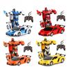Outdoor 1:18 Deformation Model Electric RC Car Transformation Robot Toy 360 Degree Rotation Cool LED Light Battle for Kids Boys