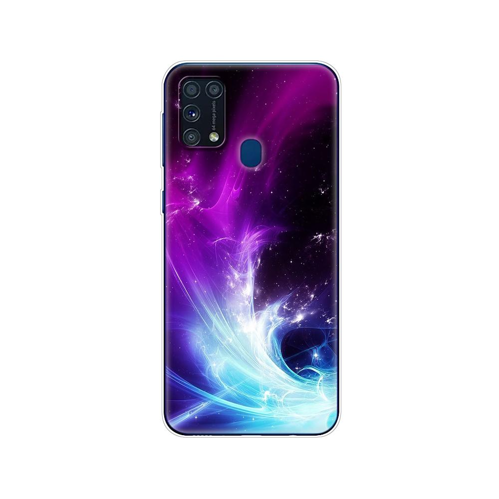 Pentru Samsung M31 Husa 6.4" Husa din silicon moale Tpu pentru Samsung Galaxy M31 M 31 SM-M315FZBVSER m315 Funda pentru bara din spate a telefonului