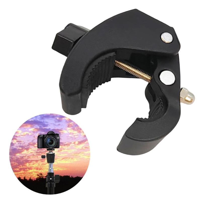 1/4in Thread Handlebar Clamp Mount Base for Bike Motorcycle Phone Mount Holder Claw Clamp Base Universal Phone Holder
