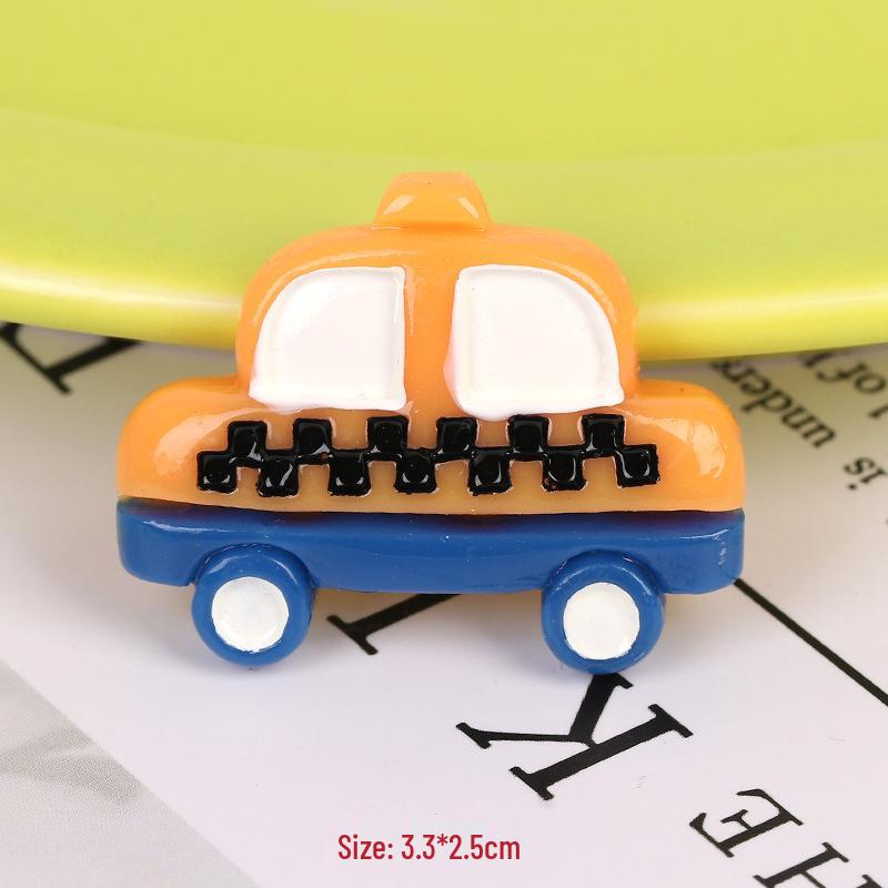 Simulation Cars 3 Cream Glue Phone Case Resin DIY Storage & Stationery Box with Refrigerator Stickers.
