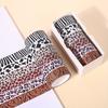 6Rolls Animal Print Washi Tape Set - Decorative Paper Tape for Scrapbooking, DIY Crafts, Journals with Zebra, Leopard & Tiger Snake Patterns