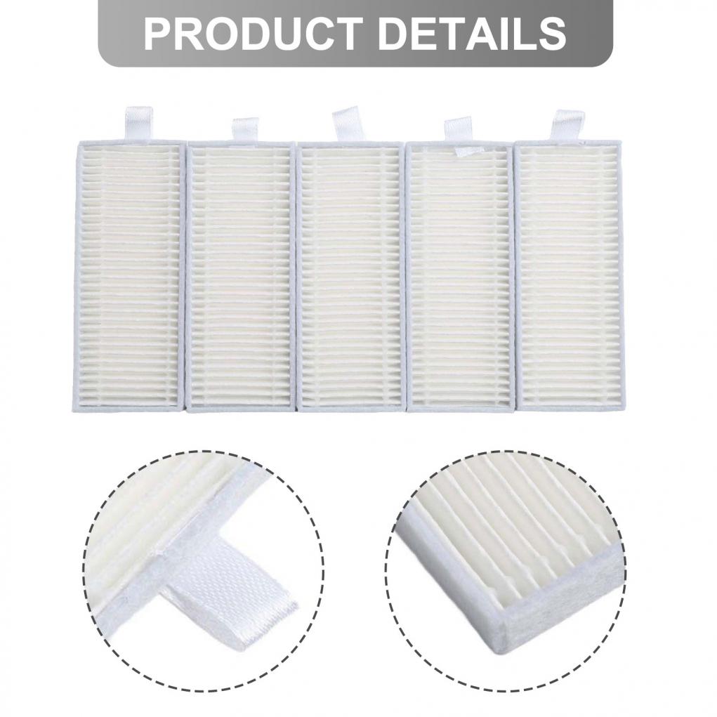 Filtres Faciles à Installer pour Aspirateur EZVIZ RE4RE4 PlusRE5RE5 Plus Lot de 5