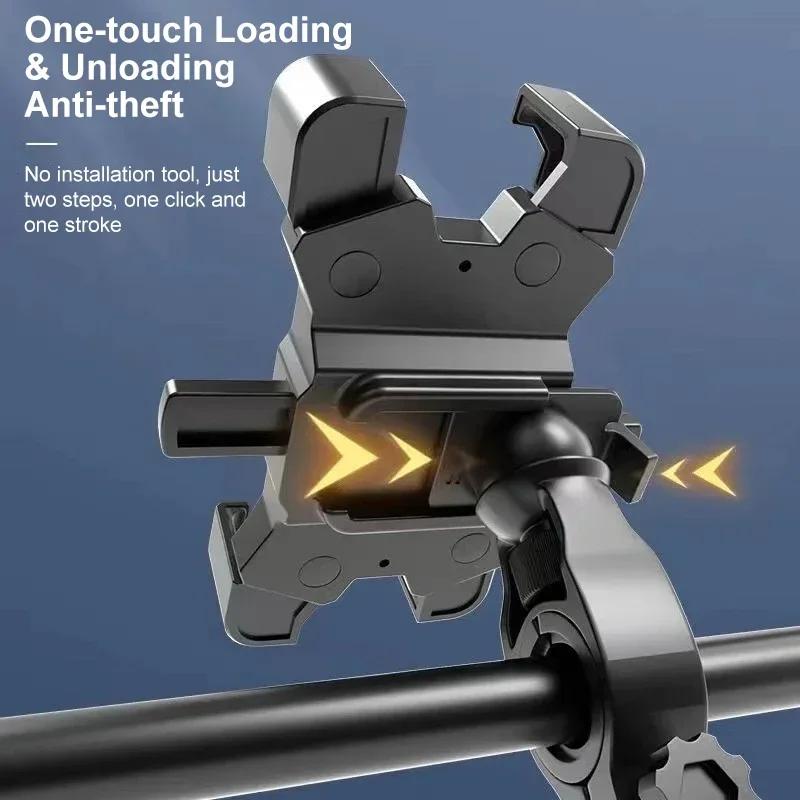 Bicycle Phone Holder Bike Mount Stand Motocycle Phone Holder GPS Clip Cycling Bracket Adjustable  For iPhone Huawei Xiaomi