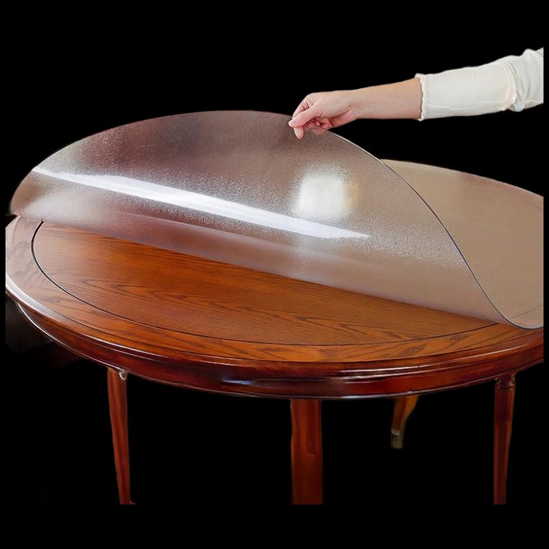 Transparent Soft Glass Table Protector Mat