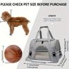 Portable Cat Carrier Bag, Breathable Polyester Soft-Sided Travel Pet Bag with Zipper Closure, Outdoor Pet Carrier