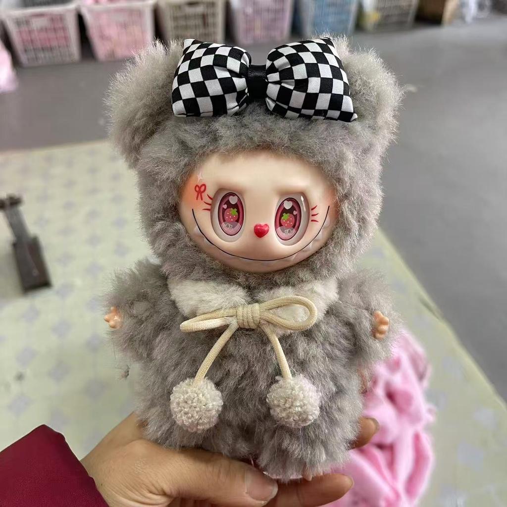 2026 Rabu Butterfly Tie Girls Gift High Value Mesh Red Plush Doll Cute Doll Plush Pendant