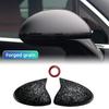 Real Carbon Fiber Car Side Mirror Covers Rearview Mirror Covers Caps Add On For Porsche Cayenne 2011-2014