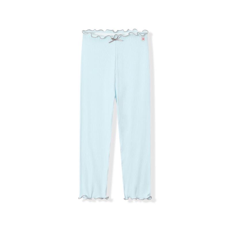 Montagut Girls Ruffle Trim Striped Lounge Pants 160