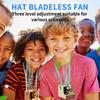 Creative Cartoon Hat Bladeless Fan Ultralight Halterneck Fan