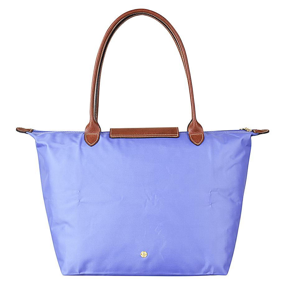 Longchamp Le Pliage 31 Long Handle Recycled Canvas And Leather Dumpling Tote Bag Large Women Tote Bags Lavender 1899089B40