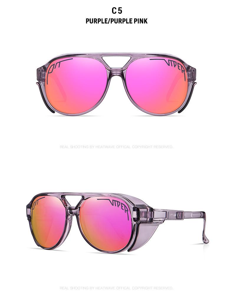 Pit Viper Polarized Windproof Cycling Sunglasses – European & American Outdoor Sports Style
