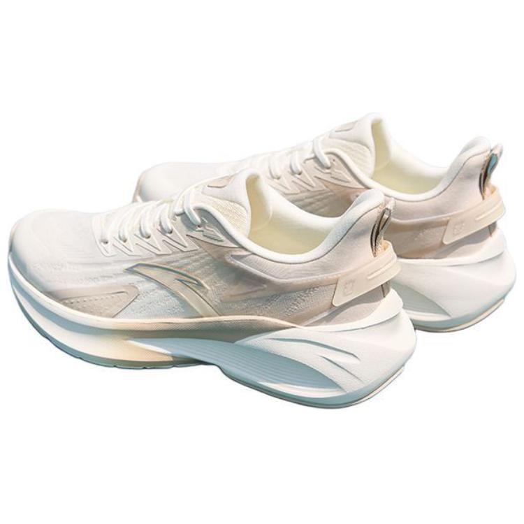 New Anta Stinger 5 Cushioned Wear-Resistant Coverage Low-Top Sprint Running Shoes Women's White Brown 922415552-8