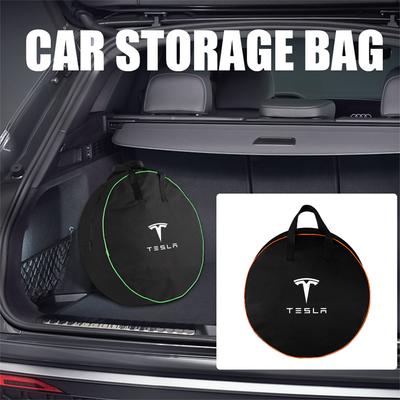 Scatola porta cavi di ricarica per auto Borsa da trasporto per cavi del caricabatterie Borse organizer per Model 3 Model S Model X Model Y Roadster SpaceX